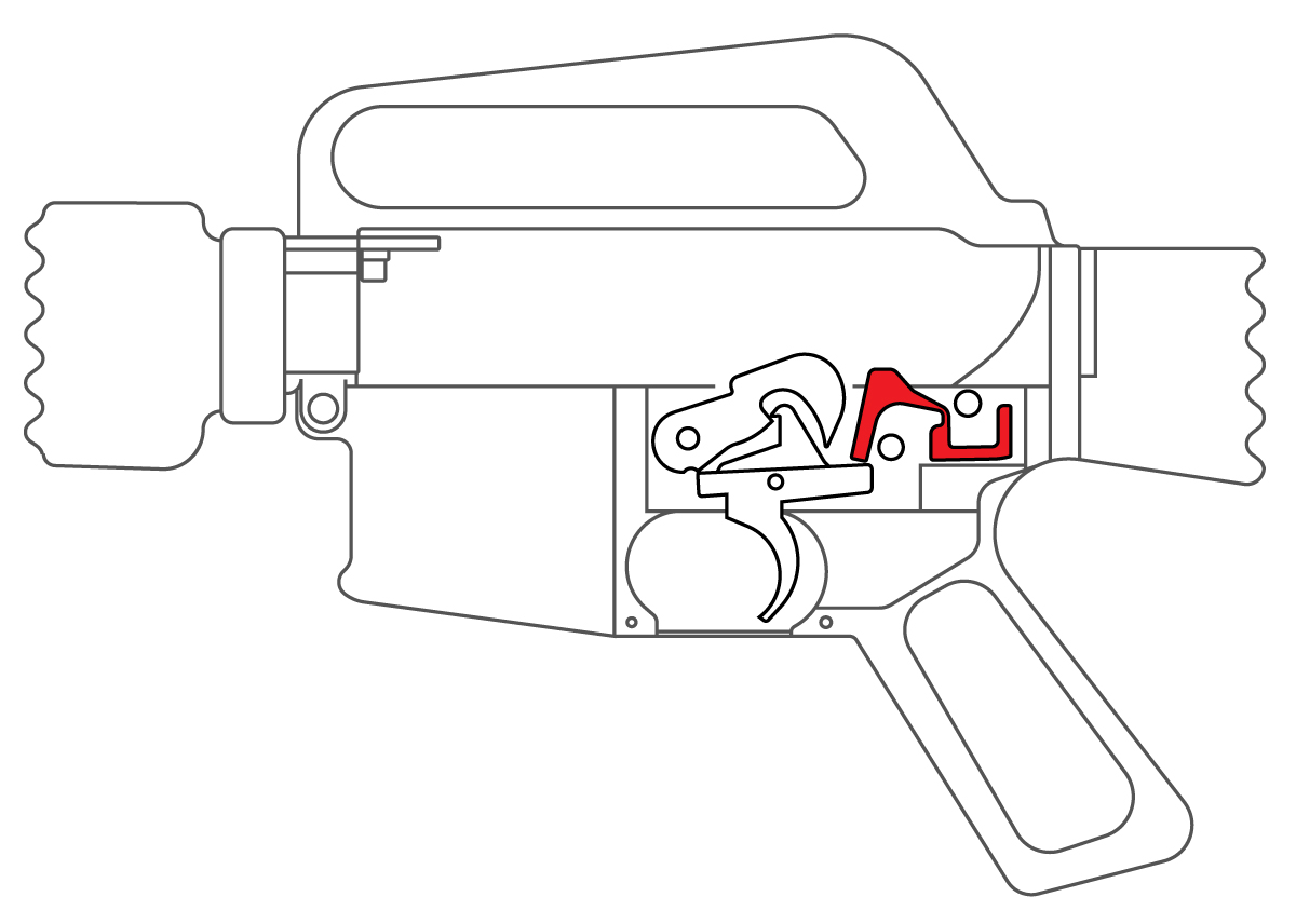 drop in auto sear keychain