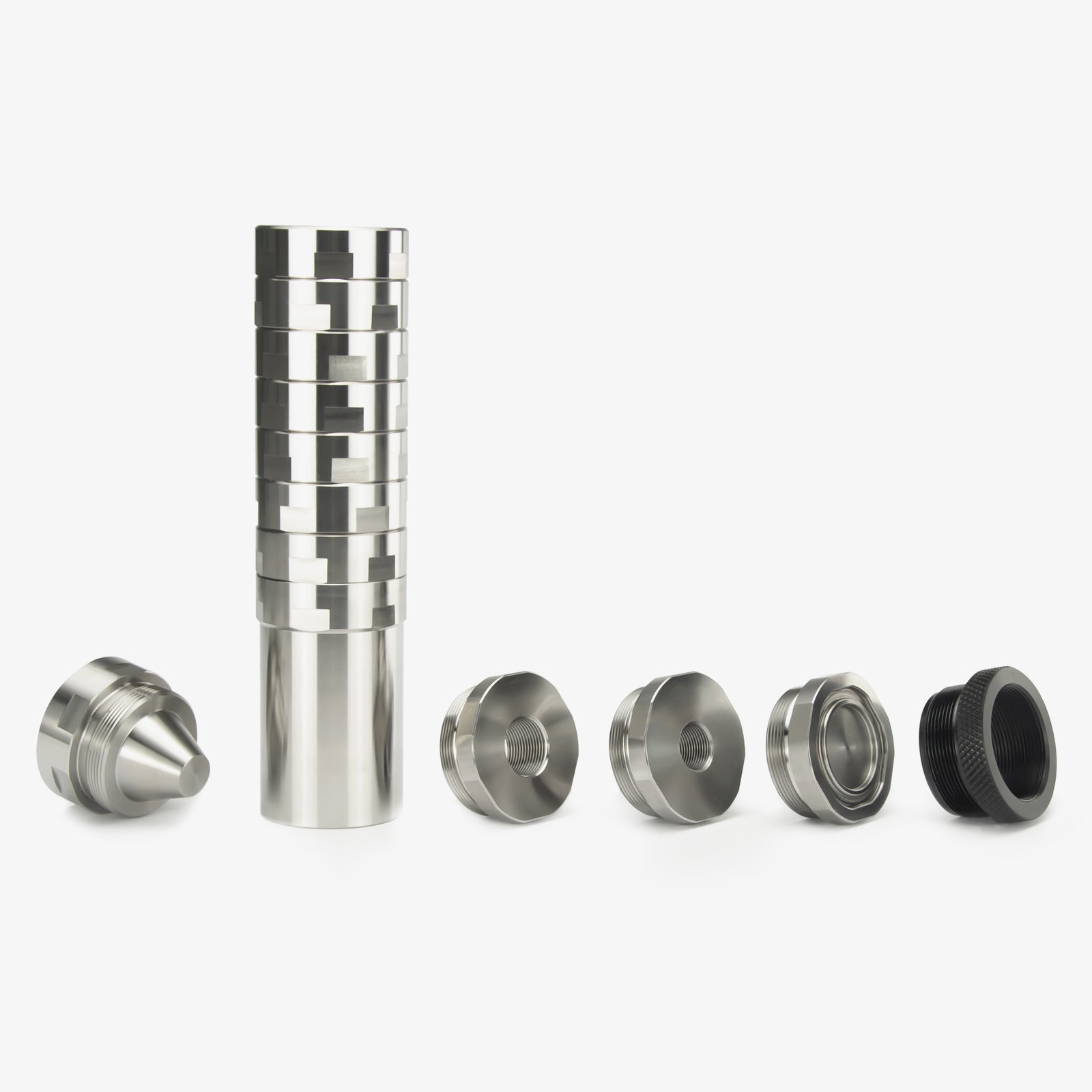 Stainless Steel Modular Solvent Trap Kit 9mm Fuel Filter | 5 8x24+1 2x