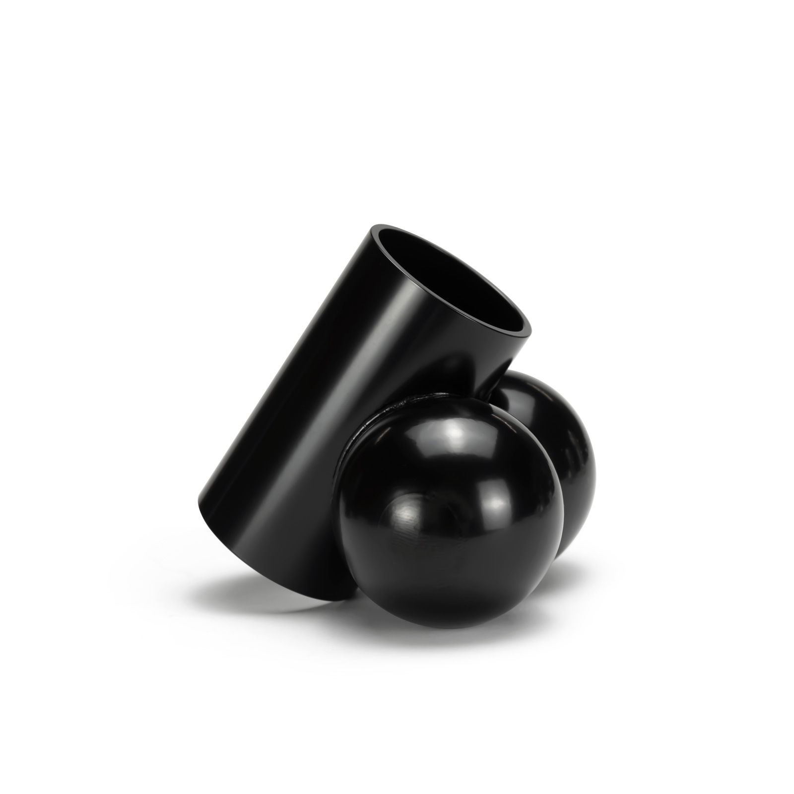 8 inch dick solvent trap B cell CNC stainless steel cups with 1/2x28 thread