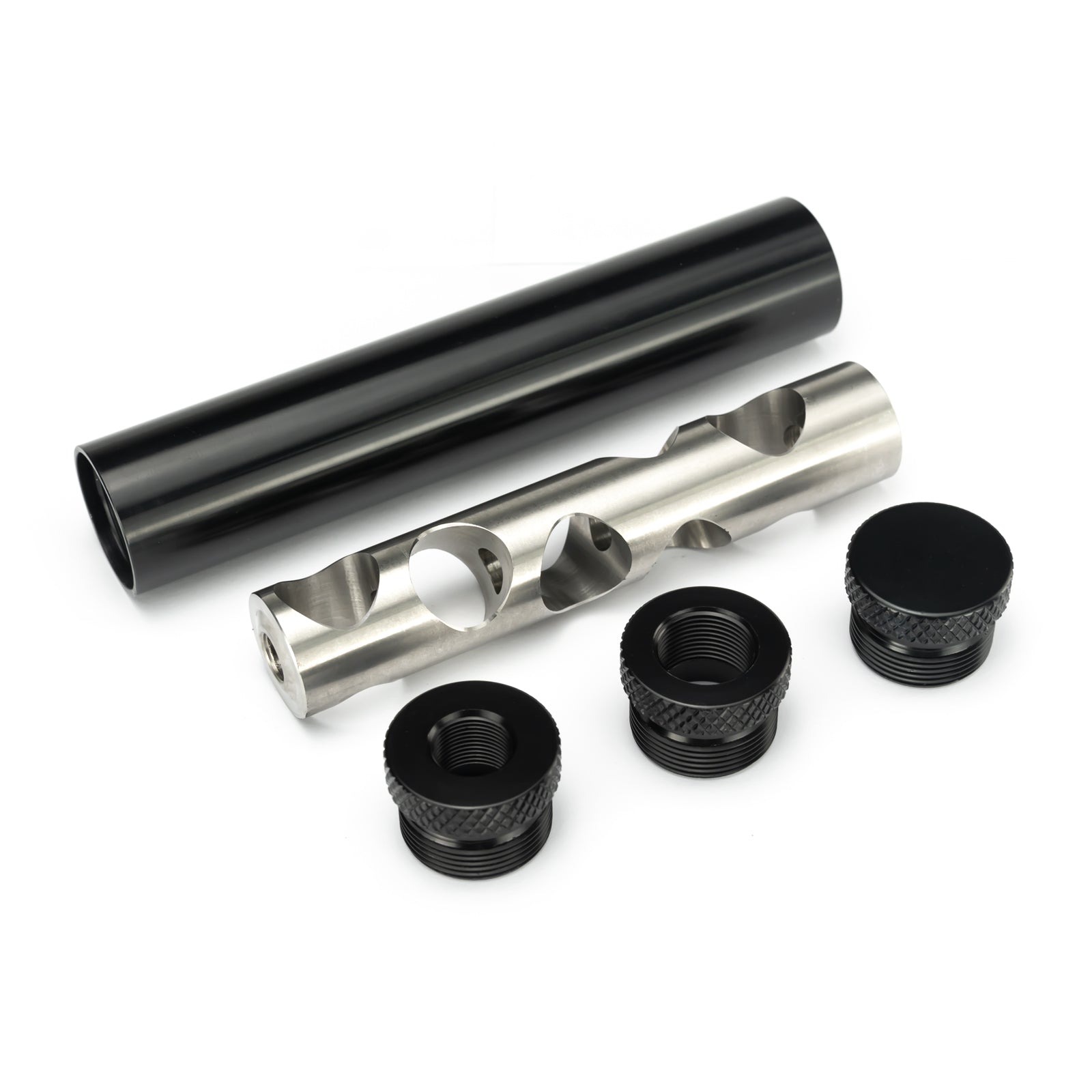 Stainless Steel 6 Inch Monocore Solvent Trap Fuel Filter 1/2x28 + 5/8x24